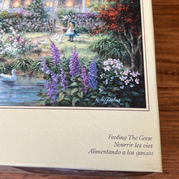 SURE-LOX Puzzles Nicky Boehm Feeding the Geese 1000 Piece Jigsaw Puzzle - Picture 2 of 5